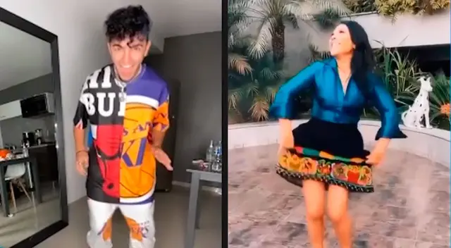 Tula Rodríguez se emocionó al bailar junto a Tiktoker Samuel López.