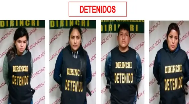 Las féminas tienen antecedentes policiales Las féminas tienen antecedentes policiales