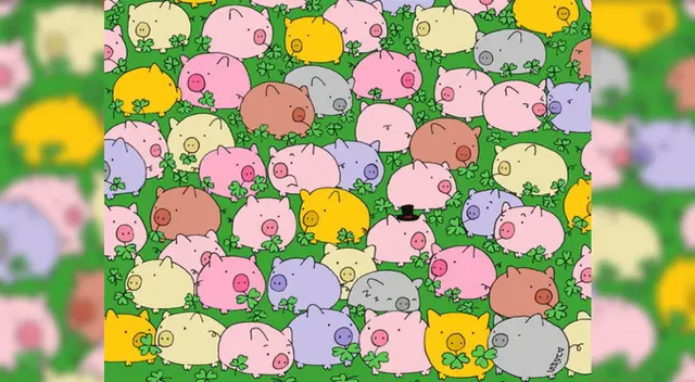 Encuentra el trébol de cuatro hojas del reto visual. Encuentra el trébol de cuatro hojas del reto visual.