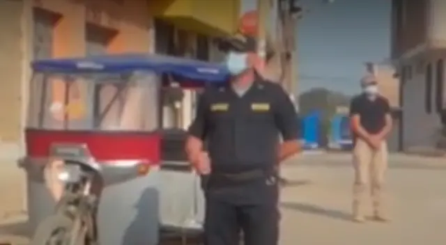 Comisario llora por policías contagiados de coronavirus.