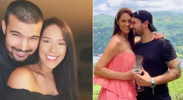 Karen Schwarz y Ezio Oliva protagonizan divertido TikTok imitando coreografía de Kunno y seguidores aprovecharon en divertirse por el intrépido movimiento de la pareja.