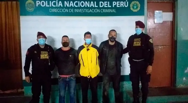Los detenidos por el Escuadrón de Emergencia Los detenidos por el Escuadrón de Emergencia