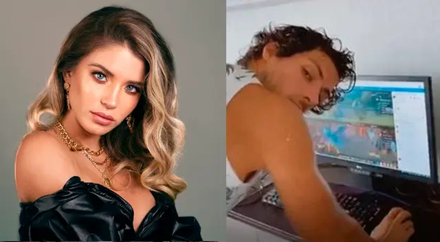 Flavia Laos y Patricio Parodi en tierna escena durmiendo juntos.