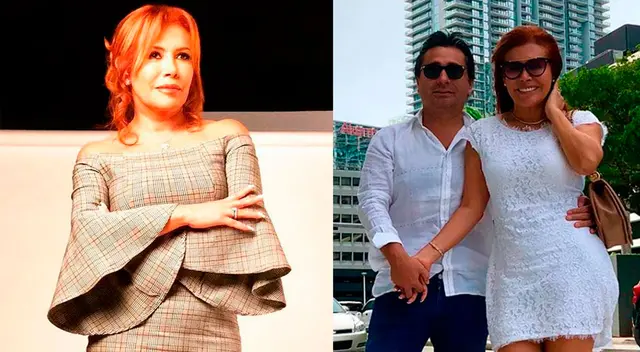 Magaly Medina realiza divertida broma a su esposo. Magaly Medina realiza divertida broma a su esposo.