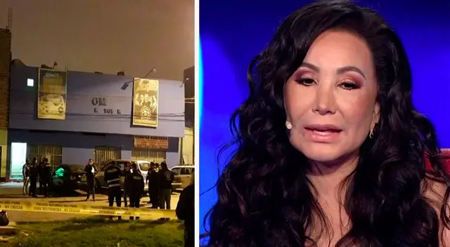 Janet Barboza se mostró afectada por el lamentable hecho en Los Olivos.