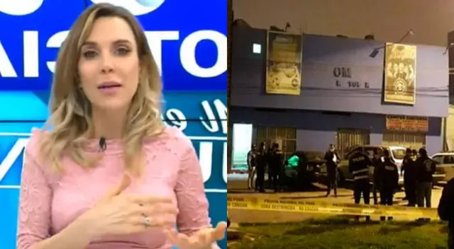 Juliana Oxenford lamentó la muerte de 13 jóvenes en una discoteca de Los Olivos, pero aseguró que no fue la culpa de la PNP, sino de los dueños y asistentes.