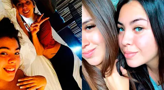 Yahaira Plasencia disfruta de la compañía de su hermana. Yahaira Plasencia disfruta de la compañía de su hermana.