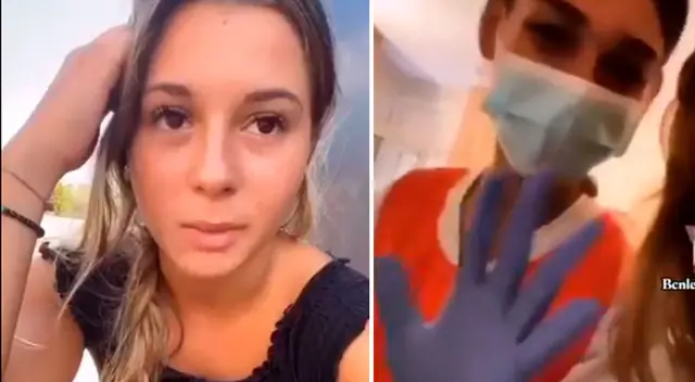 La enfermera se grabó en un video disculpándose por lo sucedido. La enfermera se grabó en un video disculpándose por lo sucedido.