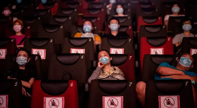 Ciudadanos de China en cine.