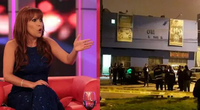 Magaly Medina lamentó la muerte de 13 jóvenes en una discoteca, y cuestionó duramente el trabajo del alcalde de Los Olivos y la PNP. Magaly Medina lamentó la muerte de 13 jóvenes en una discoteca, y cuestionó duramente el trabajo del alcalde de Los Olivos y la PNP.