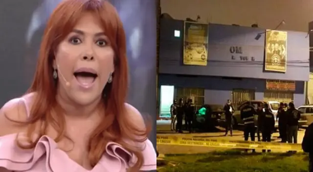 Magaly Medina lamentó la muerte de 13 jóvenes en una discoteca, y cuestionó duramente el trabajo del alcalde de Los Olivos y la PNP. Magaly Medina lamentó la muerte de 13 jóvenes en una discoteca, y cuestionó duramente el trabajo del alcalde de Los Olivos y la PNP.