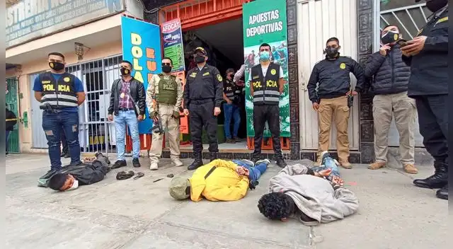 PNP frustra asalto a casa de cambio