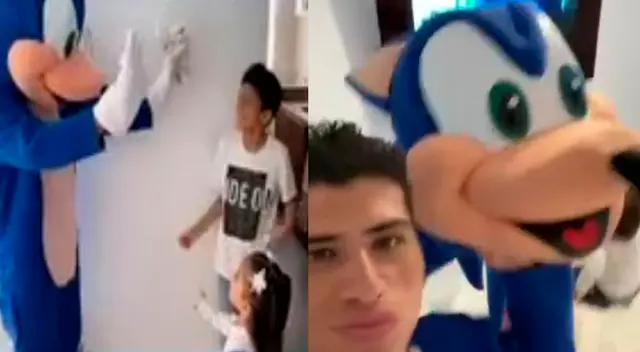 John Kelvin se reencontró con sus hijos.