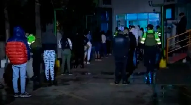 Fiesta clandestina en VES.