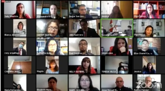 Ministerio de la Mujer brinda taller virtual a trabajadores de los CAR Ministerio de la Mujer brinda taller virtual a trabajadores de los CAR