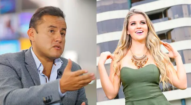 Brunella Horna y Richard Acuña disfrutan de su amor.