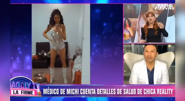 Michelle Soifer estará en su peso ideal en dos meses, según su médico