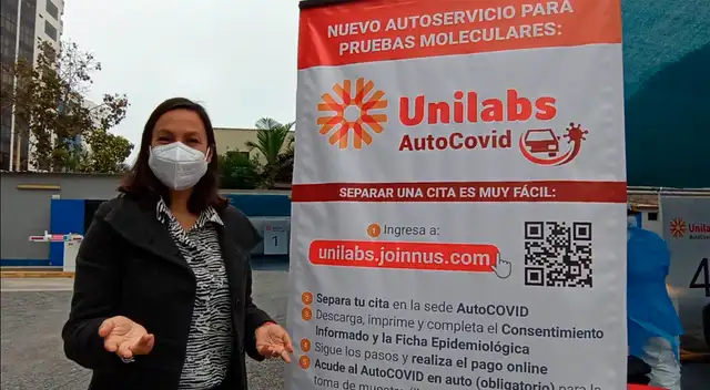 'AutoCOVID' en Miraflores.