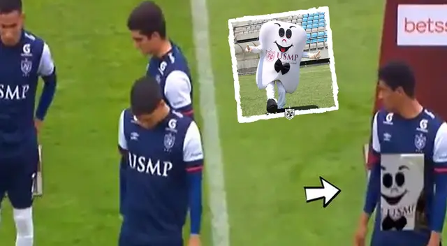 La popular 'Muela' llamó la atención en el Universitario de Deportes vs. San Martín. La popular 'Muela' llamó la atención en el Universitario de Deportes vs. San Martín.