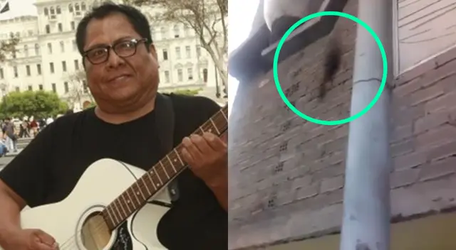 Elizabeth Odar, esposa de Cachuca, mostró las imágenes del frontis de su hogar en El Agustino tras haber sido roceado de combustible.