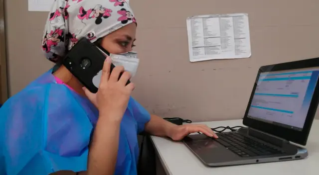Realizan teleconsulta en hospital de EsSalud. Realizan teleconsulta en hospital de EsSalud.