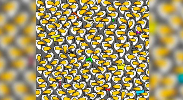 Encuentra al pingüino escondido entre los tucanes.