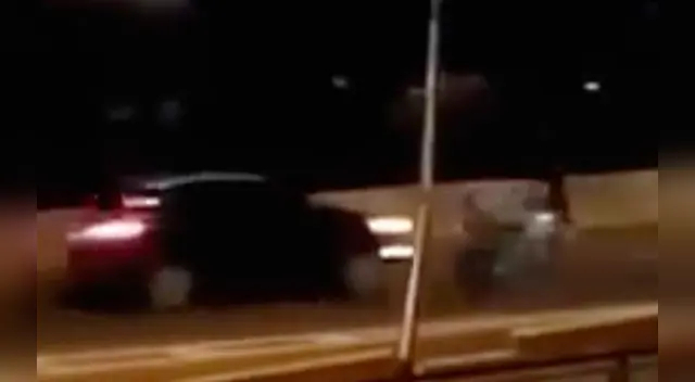 La escena causó el asombro de varios usuarios en las redes sociales.