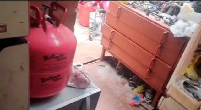 Incautan balones de gas en almacén clandestino. Incautan balones de gas en almacén clandestino.