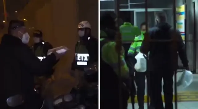 Puma Carranza y su esposa reparten 200 platos de chaufa a policías.