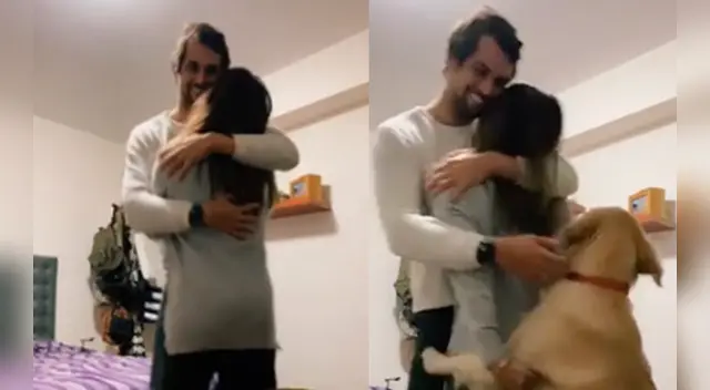 La cómica escena causó la risa de miles de internautas en las redes sociales. La cómica escena causó la risa de miles de internautas en las redes sociales.