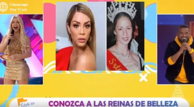 Sheyla Rojas se quedó en shock al ver su fotografía en pleno programa en vivo.