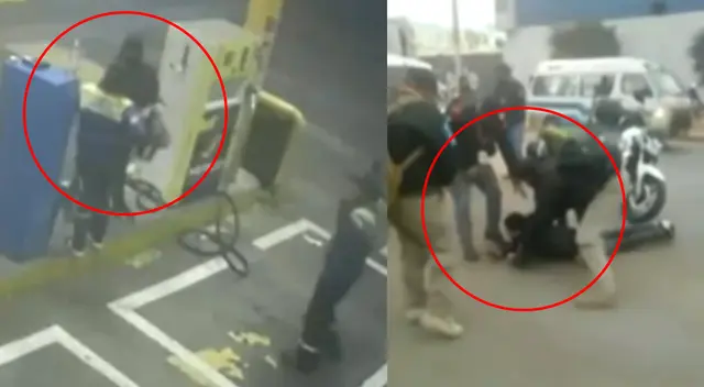 Vecinos ayudan a capturar a delincuente que asaltó grifo en el Callao. Vecinos ayudan a capturar a delincuente que asaltó grifo en el Callao.