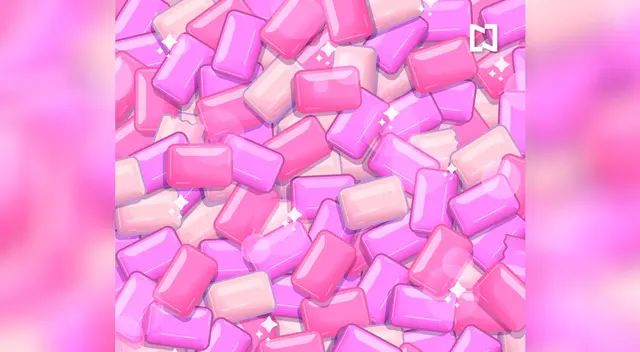 Encuentra todos los chicles mordidos de la imagen Encuentra todos los chicles mordidos de la imagen