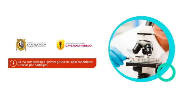 Las primeras tres mil personas que lograron inscribirse a esta prueba de ensayo serán contactados por llamadas y deberán confirmar su participación a través de un mensaje de validación. Las primeras tres mil personas que lograron inscribirse a esta prueba de ensayo serán contactados por llamadas y deberán confirmar su participación a través de un mensaje de validación.