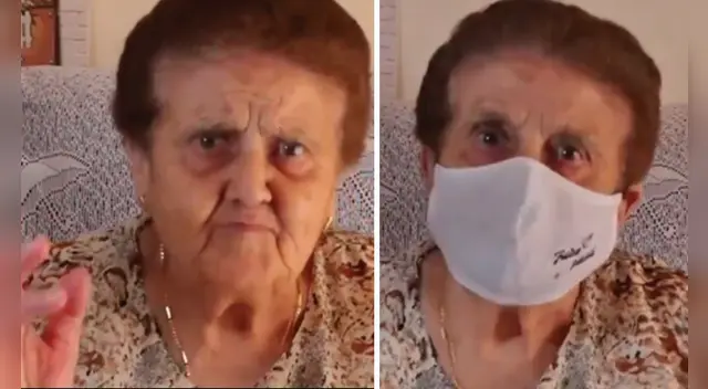 El mensaje de la abuelita conmovió a miles de internautas en las redes sociales. El mensaje de la abuelita conmovió a miles de internautas en las redes sociales.