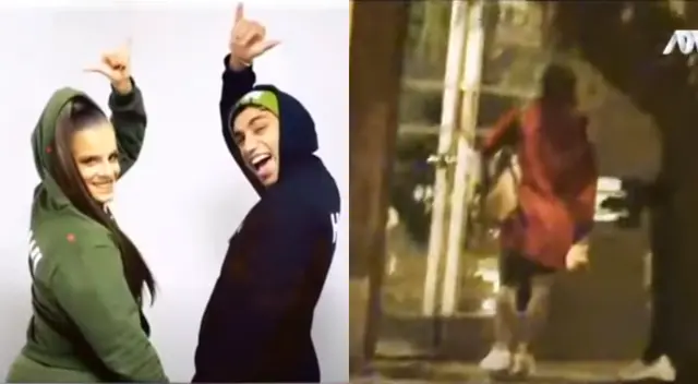 Alejandra Baigorria llegó con Said Palao a su casa en Miraflores tras pasar junto a él varias horas en una conocida clínica local.