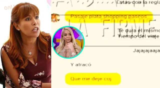 Magaly Medina se mostró sorprendida tras leer los fuertes comentarios que tuvo Sheyla Rojas sobre Luis Advíncula. Magaly Medina se mostró sorprendida tras leer los fuertes comentarios que tuvo Sheyla Rojas sobre Luis Advíncula.