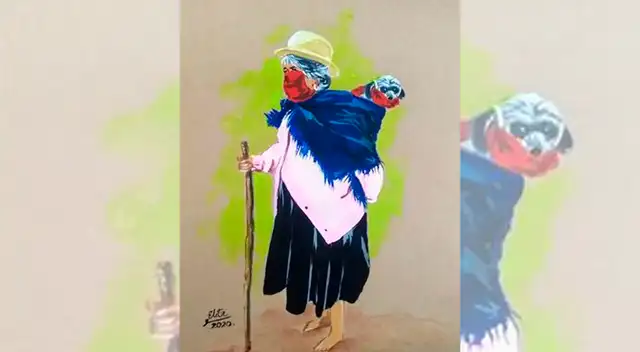 Realizan postal de fotografía que impactó a usuarios de Facebook y concientizó a proteger a los animales.