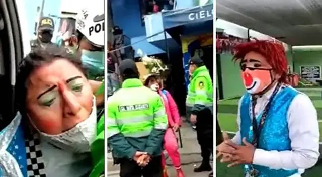 Uno de los payasos opuso resistencia a las autoridades. Uno de los payasos opuso resistencia a las autoridades.