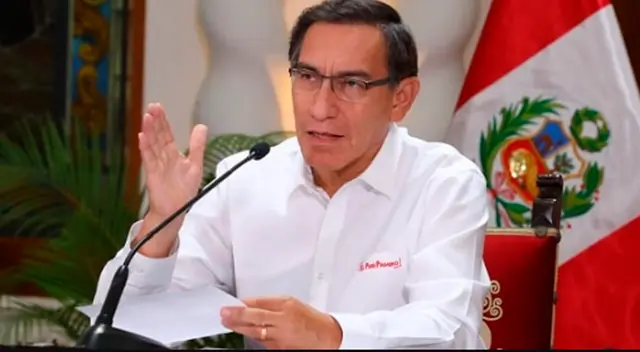 Mensaje a la nación de Martín Vizcarra. Mensaje a la nación de Martín Vizcarra.