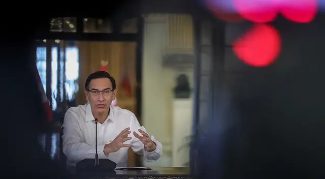 Martín Vizcarra ofreció conferencia de prensa este martes 1 de septiembre | Foto: @presidenciaperu Martín Vizcarra ofreció conferencia de prensa este martes 1 de septiembre | Foto: @presidenciaperu