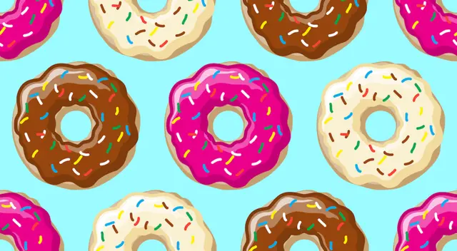 Encuentra las tres donas con chispas escondidas en la imagen viral. Encuentra las tres donas con chispas escondidas en la imagen viral.