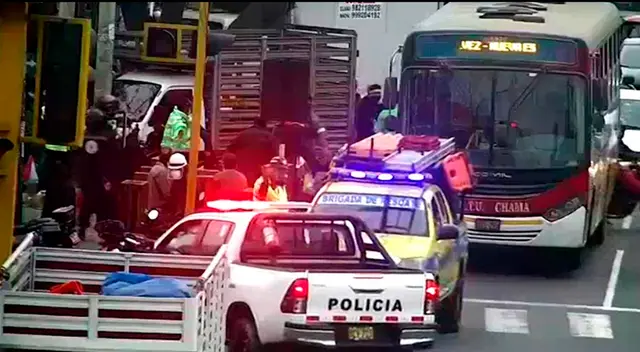 Mujer fue atropellada en Surco. Mujer fue atropellada en Surco.