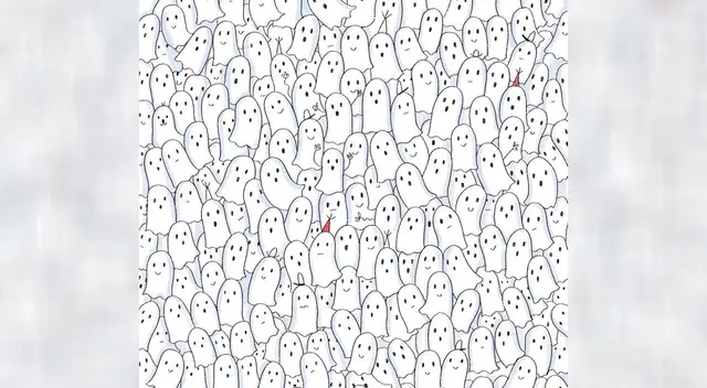 Encuentra a la foca que está escondida entre los fantasmas Encuentra a la foca que está escondida entre los fantasmas