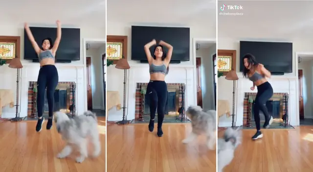 La joven cometió un blooper en su intento de cumplir un reto viral de TikTok. La joven cometió un blooper en su intento de cumplir un reto viral de TikTok.