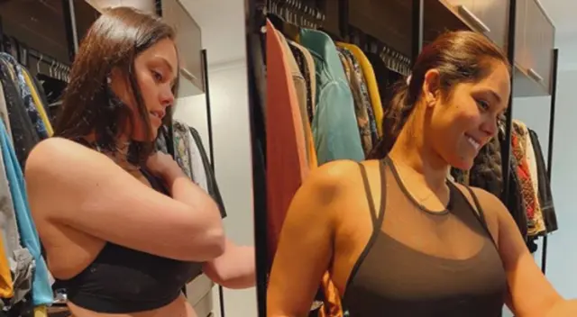 Karen Schwarz luce orgullosa su figura post parto.