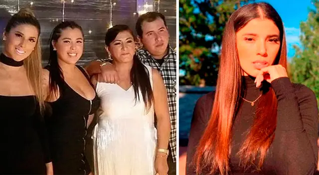 Yahaira Plasencia disfruta de la compañía de su familia.