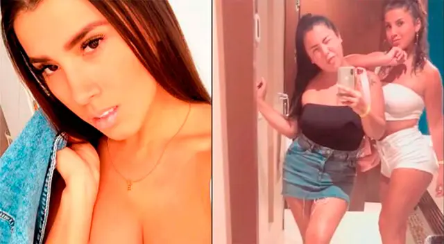 Yahaira Plasencia disfruta de la compañía de su familia.