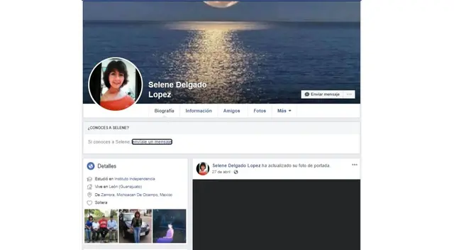 El perfil de Selene Delgado López es privado en Facebook y nadie puede enviarle solicitudes de amistad pero ella sí tiene ese acceso que ha dejado fríos a todos los internautas. El perfil de Selene Delgado López es privado en Facebook y nadie puede enviarle solicitudes de amistad pero ella sí tiene ese acceso que ha dejado fríos a todos los internautas.