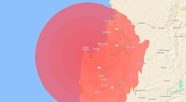 Fuerte sismo en Chile alerta a ciudadanos.